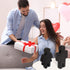 Defined Deco Ceramics Figures Decorative Objects, Funny Bathroom Decor for Shelves, Cute Modern Black Bookshelf Decor