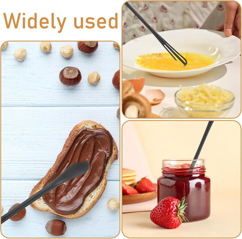 3 Pcs Tiny Whisk, Multifunctional Small Whisks for Cooking, Mini Whisk for Blending, Whisking, Beating Ingredients