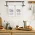 Funny Kitchen Towels: Just Married Gifts, 16x24 Inch Dish Towels for Couples, Newlyweds, Him, Her, Bride, Groom