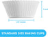 MontoPack White Cupcake Liners, 400 Standard Size Baking Cups, Greaseproof Muffin Liners for Desserts