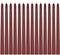 14 Pack Dark Red Taper Candles, 12 Inch Tall 3/4 Inch Thick, Burn 10 Hours (Burgundy)