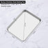Baking Sheets 2 Pieces, Bastwe Stainless Steel Cookie Sheet, Rectangle Size 9 x 7 x 1 inch, Easy Clean