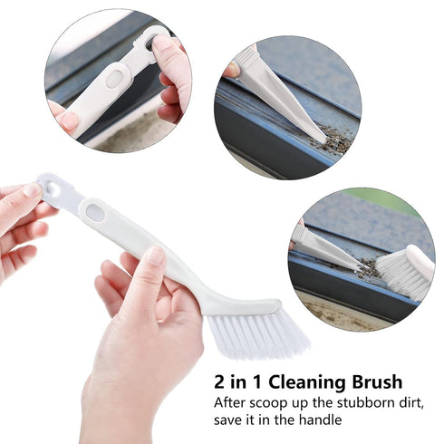 4 Sets Patelai Pieces Cleaning Brush Small Scrub Brush Household Use for Cleaning Bottle Sink Kitchen Sink Corner Dish