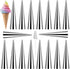 Cream Horn Molds 16pcs Large Size 4.7 inch Baking Cones, Stainless Steel Roll Horn Forms for Danish Pastry Croissants