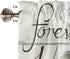 Mason Jar Cotton Flower Valances for Windows - 54x18 inch Rod Pocket Kitchen Curtains, Floral Wooden Plank Design