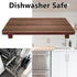 Walnut Cutting Board Feet, Non-Slip Self Adhesive Legs, Wooden Chopping Board Feet with Screw (Short)