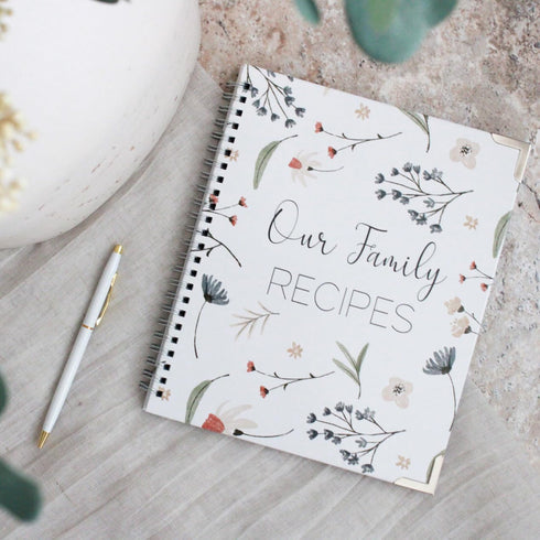 Blank Recipe Book To Write In Your Own Recipes - Family Recipe Journal to Create Your Own Cookbook - 100 Page Empty