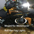 Light Bar Clamp Mount Bracket - 1.5inch 38mm for ATV UTV Motorcycle Bumper (2pcs-1.5" Clamp)