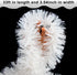 FOIMAS 33FT Christmas Tinsel Garland, White Twisted Metallic Hanging Garland for Christmas Tree, Fireplace Home