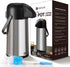 Airpot Coffee Carafe, 85 OZ / 2.5L Large Insulated Stainless Steel Thermos Urn