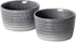 UNICASA Ramekin Set of 2, 8 oz Oven Safe Baking Set for Custard, Pudding, Souffle Cups in Reactive Gray