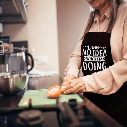 Funny Aprons for Men with Pockets, Mens Cooking BBQ Chef Aprons, Grilling Gifts for Dad Birthday