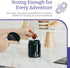 250 ML (8.3fl oz) Pack 3 Infinity Jars, Premium Airtight Ultraviolet Glass Jar Smell Proof, Antistatic, Light Blocking