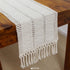 36 Inches (12x36 Inches) FEXIA Boho Macrame Table Runner with Tassels Long Cream for Farmhouse Home Decor Bohemian
