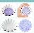 Boao Reusable Wax Melt Liners, Leakproof Cups for Scented Candle, 25 Pieces, Paper Holders for Electric Melter (Blue)
