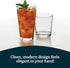Libbey Flare Tumbler and Rocks Glasses Set, Stylish Lead-Free Drinking Glasses Set of 16 for Kitchen and Parties