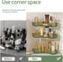 Countertop Counter, 90 3 INVSSENE Corner Bathroom Organizer, Vanity Trays for Bathroom Makeup Organizer, Perfume Tray