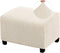 PrinceDeco Stretch Ottoman Cover Slipcovers Rectangle for Living Room Foot Stool Stretch