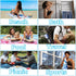 2 Pack Swimming Pack Microfiber Lightweight Beach Towel Sand Free Quick Dry Absorbent Thin Compact Towels for Pool