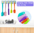 Silicone Spatula Set, 5 Piece - High Heat Resistant Rubber Spatulas for Baking, Cooking, Mixing, Dishwasher Safe