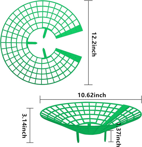 codree 10 Pack 3 Strawberry Plant Supports, Strawberry Plant Stand with Sturdy Legs, Strawberry Growing Racks