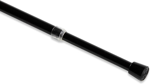 Rod Desyne SPT-R-18-2 7/16" Round Spring Tension Rod, Black, 18"-28"