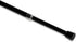 Rod Desyne SPT-R-18-2 7/16" Round Spring Tension Rod, Black, 18"-28"