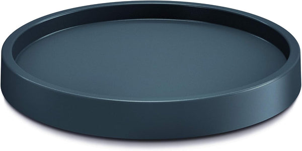 Round Rolling Plant Caddy with Edge and Hidden Wheels, Heavy Duty Wheeled