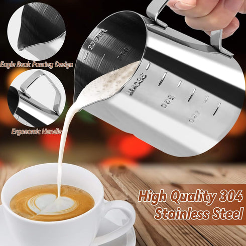 Yeelan Coffee Tamper Set 22 PCS, Espresso Accessories with 51mm Tamper & WDT Tool, Barista Tools for Espresso Coffee