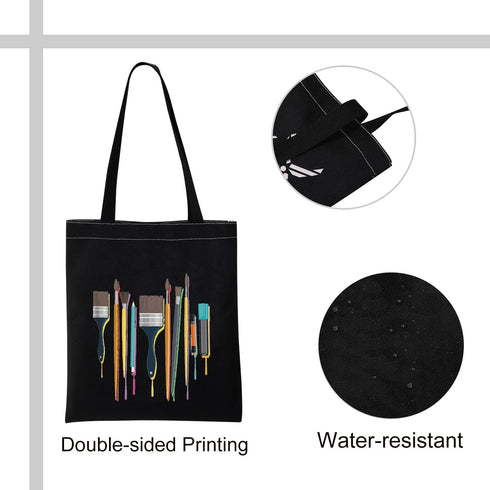 Artist Tote Bag, Creativity is Intelligence Having Fun, Art Teacher Gifts, Art Student Gifts Supply Bag