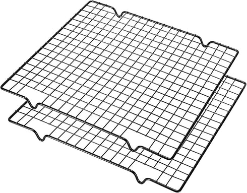 Baking Cooling Rack 2 Sets, Cookie Cooling Racks for Cooking, Baking, Roasting, Oven Safe Wire Rack