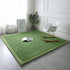 Olive Green Non-Slip Memory Foam Playmat - Large Tatami Area Rug Pad for Kids