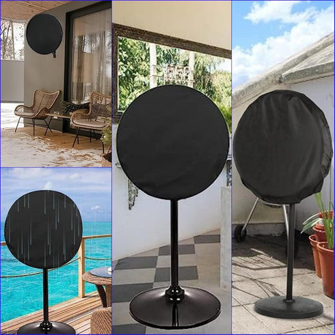 Outdoor Fan Cover, Waterproof & Dustproof, Fits Most 24" & 30" Large Stand Up Pedestal Fans