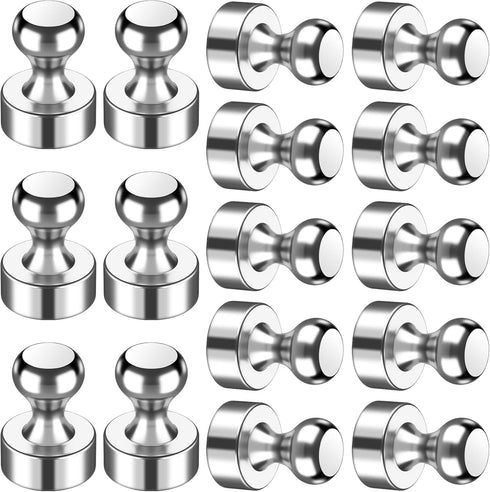 VNDUEEY Refrigerator Magnets, 16pcs Small Magnets for Fridge, Strong Magnetic Clips for Classroom Organization, Cute