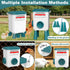 Set, 1.9 Gallon/17.7 Chicken Feeder and Waterer Pounds, Automatic Chicken Feeders and Chicken Waterer, Detachable