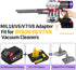 Battery Adapter for Dyson V6, V7, V8 - Convert M18 Battery for Dyson Vacuum Cleaners (Milwaukee Compatible)