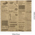 DOITOOL 50 Sheets Parchment Paper - Greaseproof Wax Paper for Food, Vintage Craft Paper for Baking