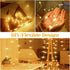 Flechllary 200 67Ft Outdoor,8 LED Fairy Lights Battery Operated with RemoteWaterproof String Lights for Indoor & Modes