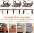 Lifewit Plastic Rotating Couch Armrest Table, Adjustable Sofa Arm Clip Holder Tray for Snack/Fast Food/Fruit/Drink