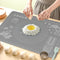 Silicone Pastry Mat Extra Thick Non-stick Baking Mat, 28" x 20" with Measurements for Rolling Dough, Kneading, Counter