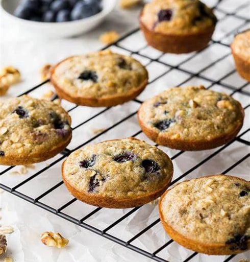 Muffin Top Pan Non Stick, 4 Cavity Baking Moon Pie Whoopie Pie, 4 Inch Yorkshire Pudding Pan for Oven