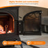 Stanbroil 1/2" x 84" Wood Stove Gasket - Graphite Impregnated Fiberglass Rope Seal and High-Temperature Cement Gasket