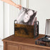 YINMIT Magazine Holder - Floor Magazine Rack Storage Basket, File Organizer Bin for Magazines, Books, Newspapers
