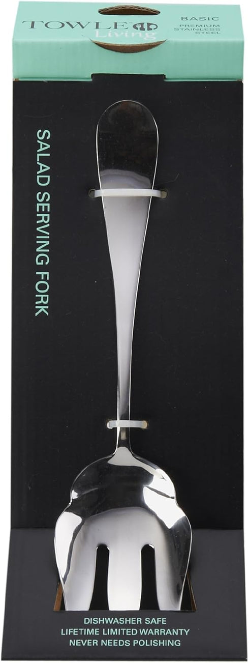 Towle Living Stainless Steel Basic Salad Serving Fork