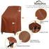 2 Pack 4-6 28 35 45 inch, NettyPro Stackable Chair Covers Waterproof Outdoor Stack Chairs Cover Patio Furniture