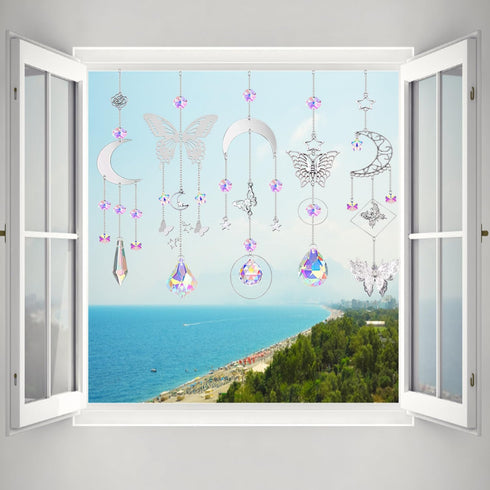 Lyukii 300 Pcs DIY Suncatchers Making Kits Craft for Adults Crystal Suncatchers for Window Hanging Sun Catcher