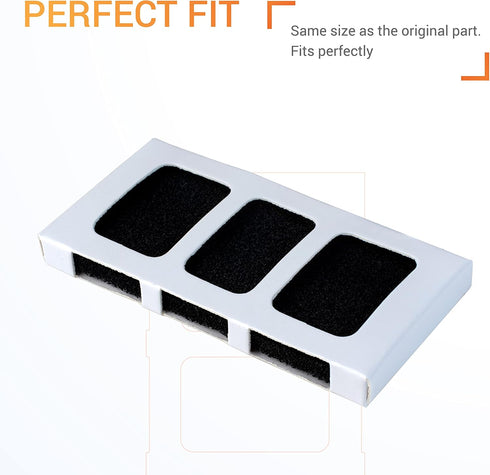 Canamax PAULTRA2 Refrigerator Air Filter - Compatible with Frigidaire, Pureair Ultra 2, Pack of 6