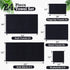 24 Set: 2 4 6 8 4 Mixweer Piece Black Microfiber Absorbent Towel Oversized Bath Sheets, Bath Towels, Hand, Washcloths