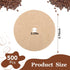 500 Count Percolator Coffee Filters, 3.75in Natural Unbleached Disposable Disc Filters for Home and Office