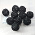 Wicker Rattan Decorative Balls - Table Wedding Party Christmas Season Home Decoration, Black, Diameter 2.4 Inch